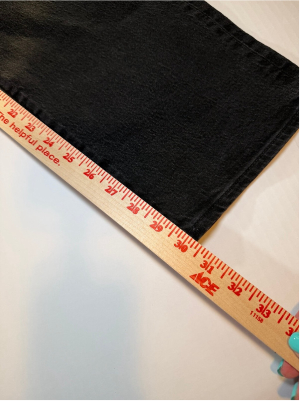 Madewell The ’90s Straight Jeans Women’s 29 Black Denim High Rise NWT - Picture 5 of 7